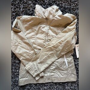 Sperry Women’s Size Medium Windbreaker Rain Jacket Hood Zipper Pockets NWT